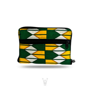 Convertible African Print Foldable Tote Bag – Colorful Purse to Tote with Zipper Closure