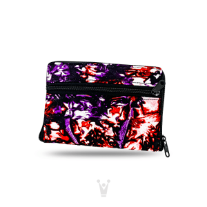 Convertible African Print Foldable Tote Bag – Colorful Purse to Tote with Zipper Closure