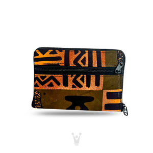 Convertible African Print Foldable Tote Bag – Colorful Purse to Tote with Zipper Closure