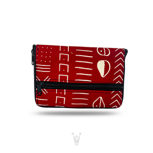 Convertible African Print Foldable Tote Bag – Colorful Purse to Tote with Zipper Closure