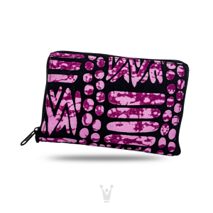 Convertible African Print Foldable Tote Bag – Colorful Purse to Tote with Zipper Closure