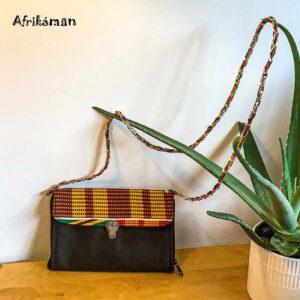 African Print Women Sling Shoulder Bag