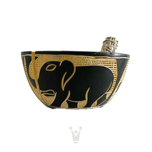 Handmade Wooden Elephant Smudge Bowl